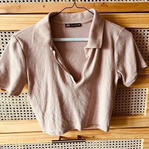 zara crop top